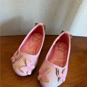 Pink Butterfly Wicked Kids Shoes